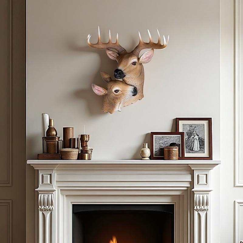 81033160 Decorative statuette - Pair of deer