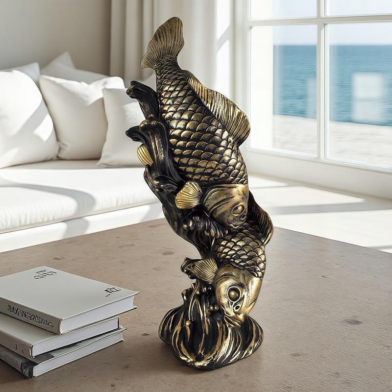 81034622 Декоративна статуетка - Риби