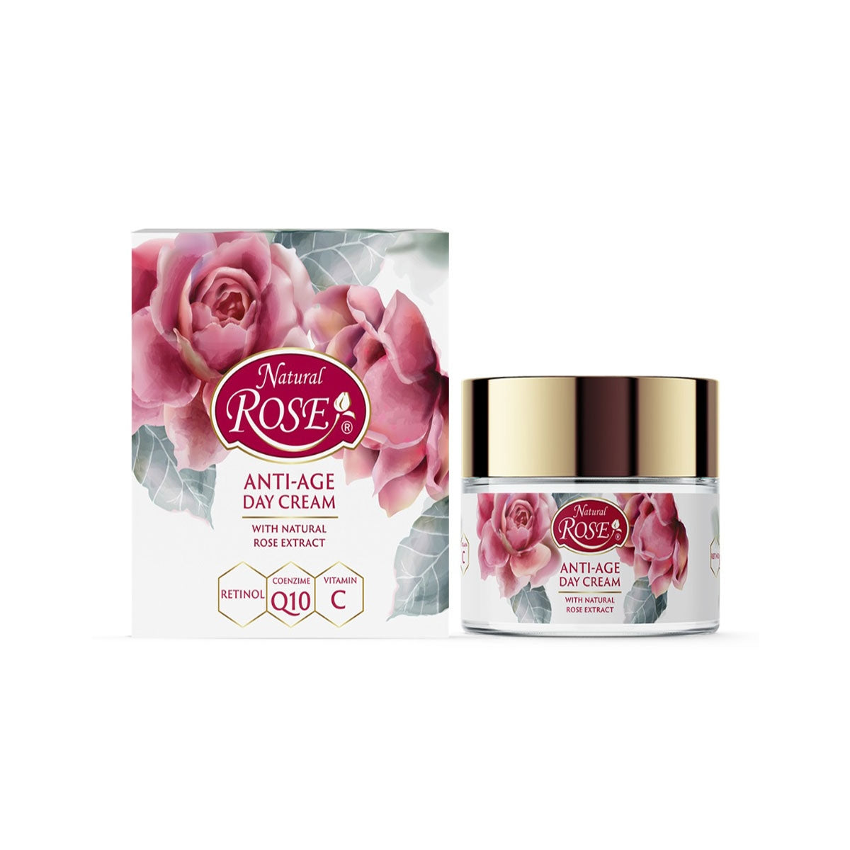 Код 571448 Дневен крем против бръчки NATURAL ROSE , Арси козметик