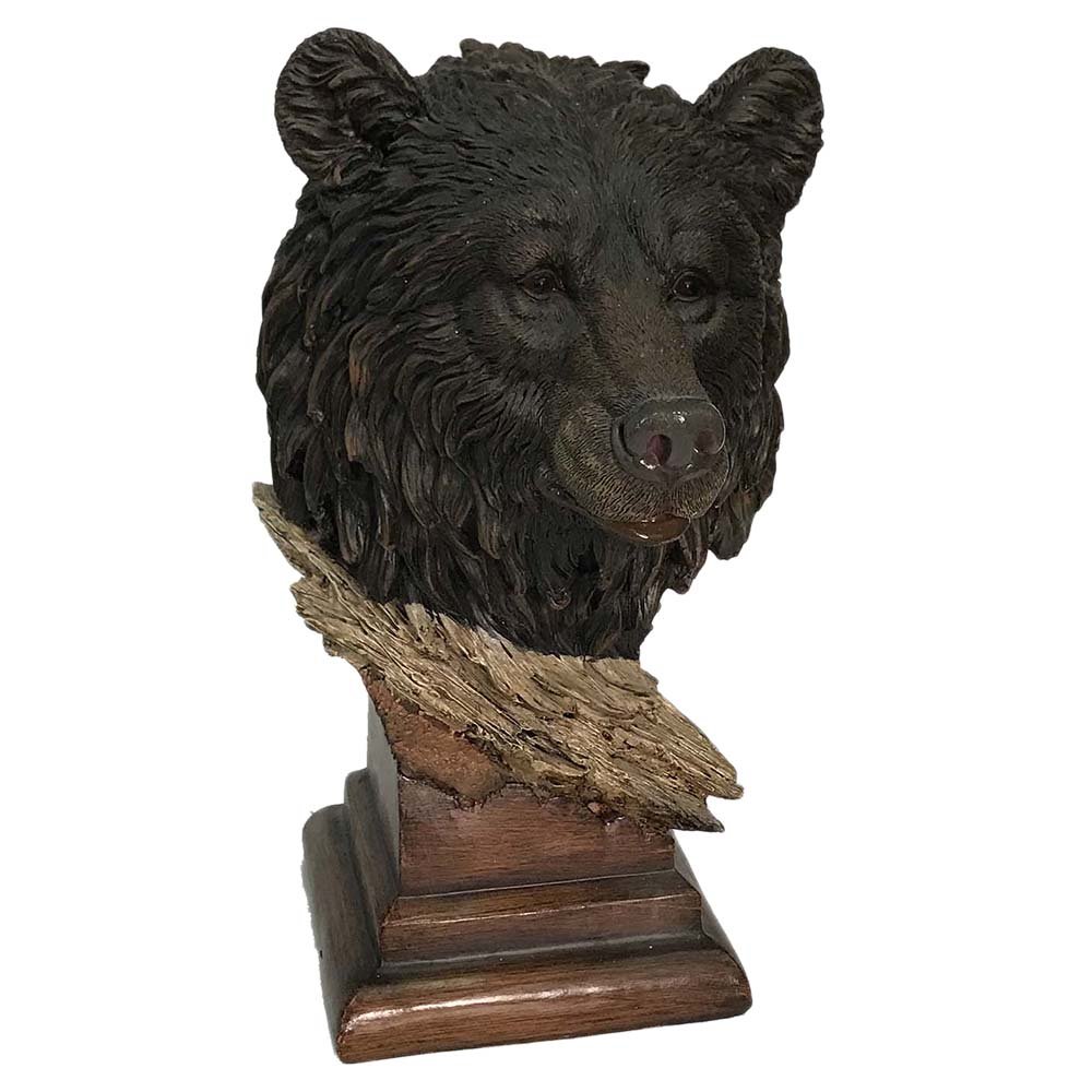81025958 Декоративна статуетка - Глава на мечка
