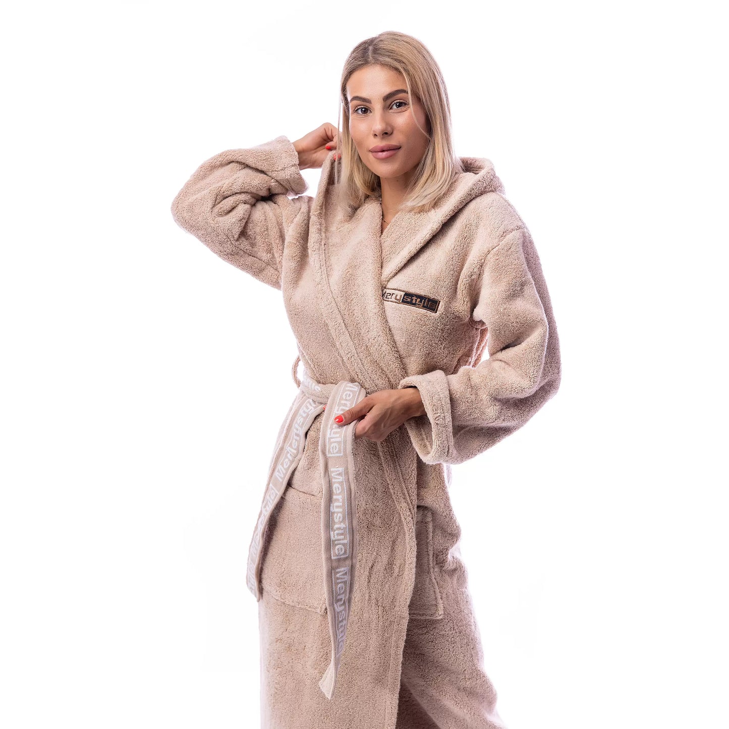 Microcotton bathrobe - women's