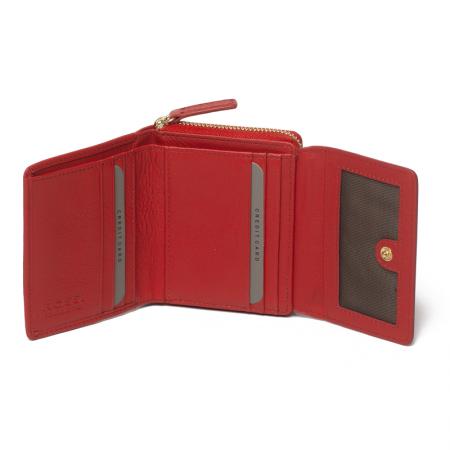 RSL15127: Women's wallet color Deep red – ROSSI