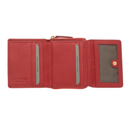 RSL15127: Women's wallet color Deep red – ROSSI