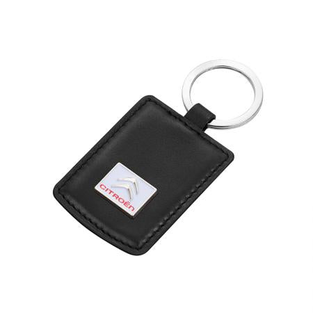 AC003: Set of key ring and document case SILVER FLAME with Citroen logo