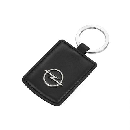 AC011: Set of key ring and document case SILVER FLAME with Opel logo