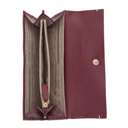RSL30126: Women's wallet color Wine red - ROSSI