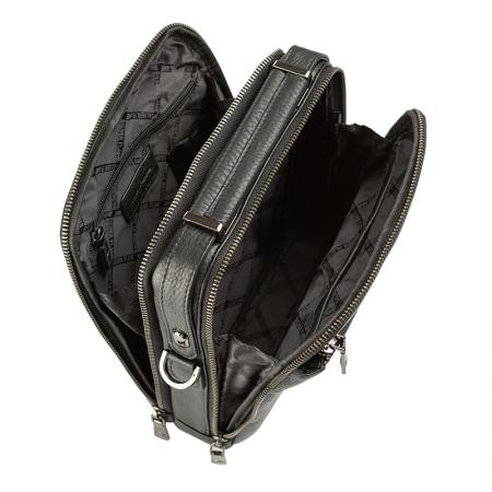 SFH41: Мъжка черна чанта - SILVER FLAME