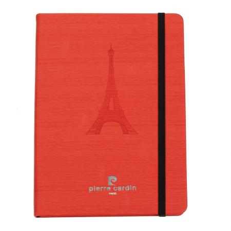 PCZ02: PIERRE CARDIN red notebook and pen set
