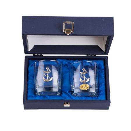 F55501: Set of 2 whiskey glasses