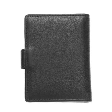 SFG12402: SILVER FLAME business card holder - black