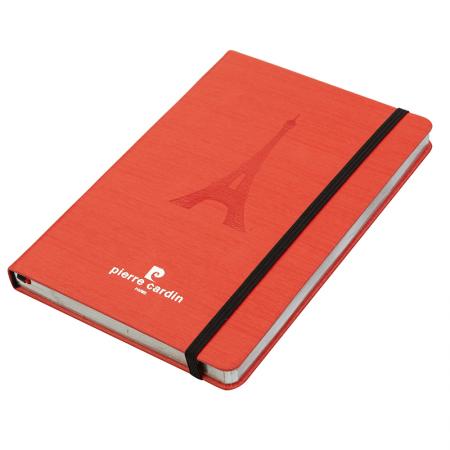PCZ02: PIERRE CARDIN red notebook and pen set