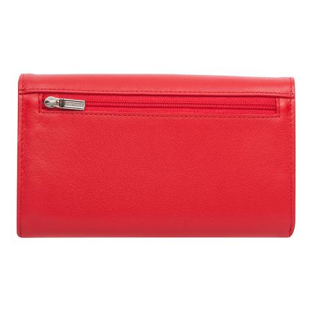 RSC0333: Women's wallet color Red - ROSSI