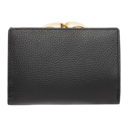 RSC0013: Small women's purse, color Black with butterfly ROSSI