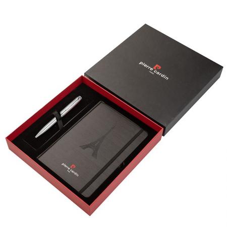 PCZ01: PIERRE CARDIN black notebook with pen set
