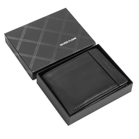 SFT0705: Men's wallet SILVER FLAME - Gentleman collection