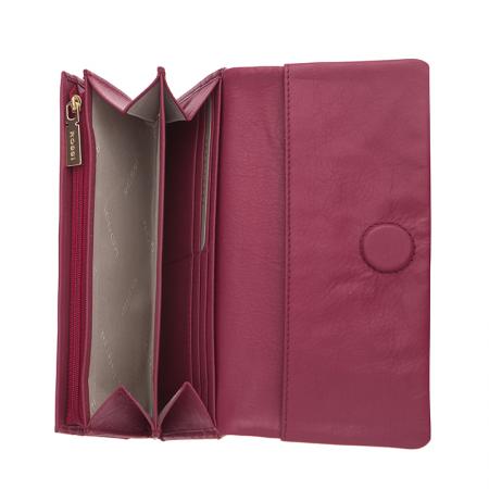 RSL06144: Women's purse in raspberry and pearl pink - ROSSI