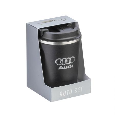 AS0403 : Thermo cup SILVER FLAME with Audi logo