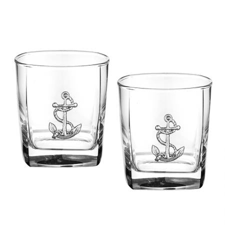 F55501: Set of 2 whiskey glasses