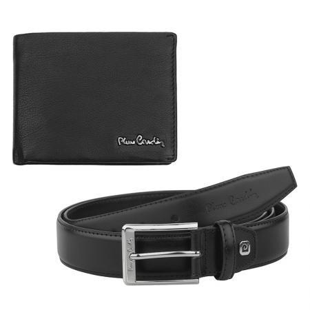 PCS119 Men's wallet and belt set Pierre Cardin