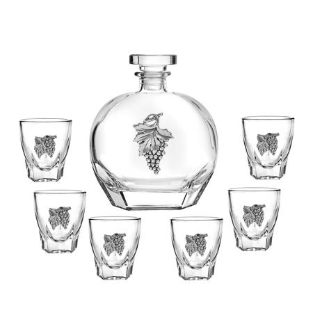 DG093: Set of bottle + 6 brandy glasses