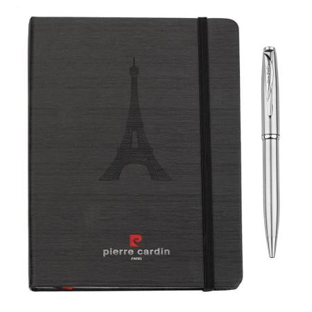 PCZ01: PIERRE CARDIN black notebook with pen set