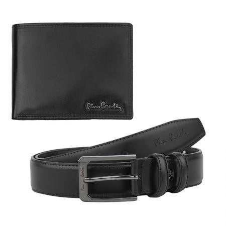 PCS114 Men's wallet and belt set Pierre Cardin