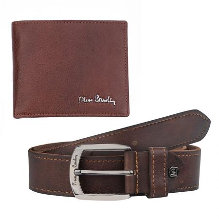 PCS113 Men's wallet and belt set Pierre Cardin