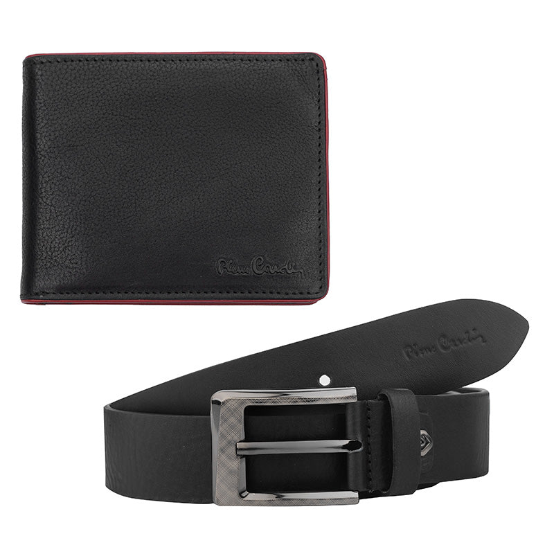 PCS115 Men's wallet and belt set Pierre Cardin