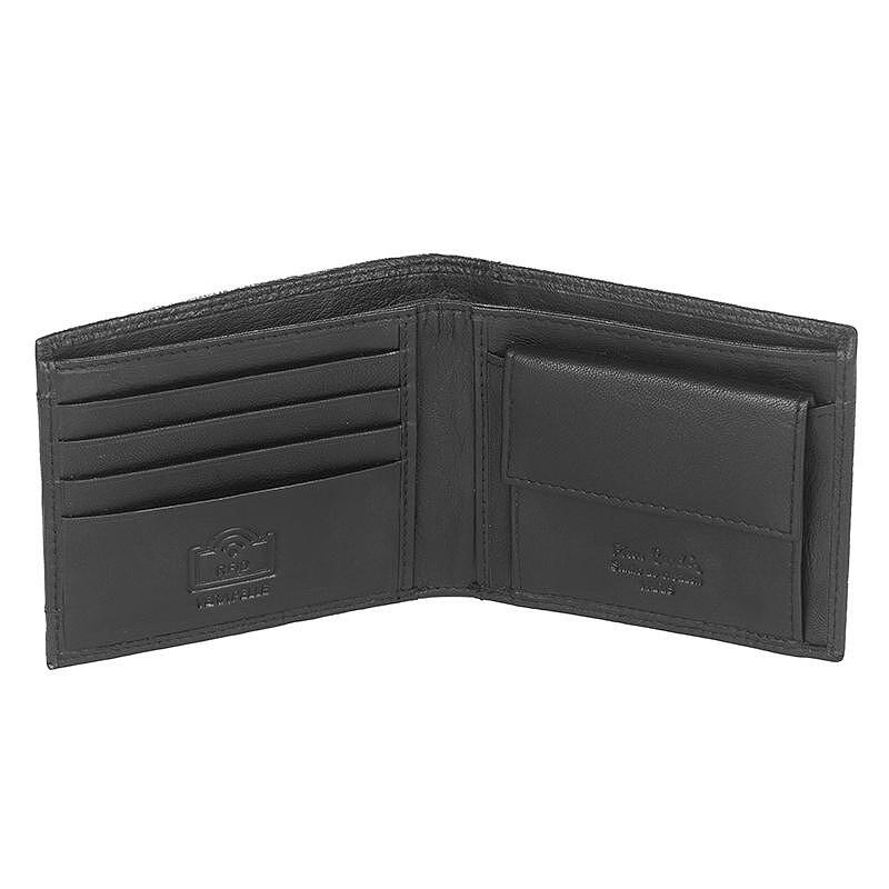 PCL02085 Men's black wallet Pierre Cardin