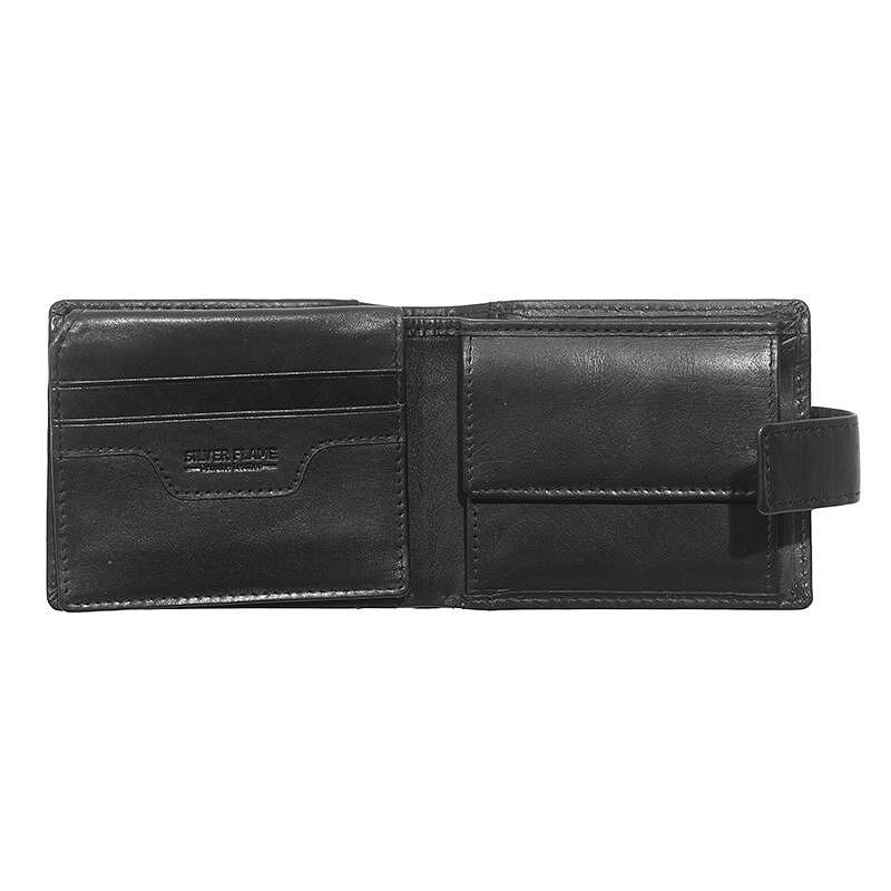 AS4003BL: Мъжки черен портфейл Auto Set с лого на Audi