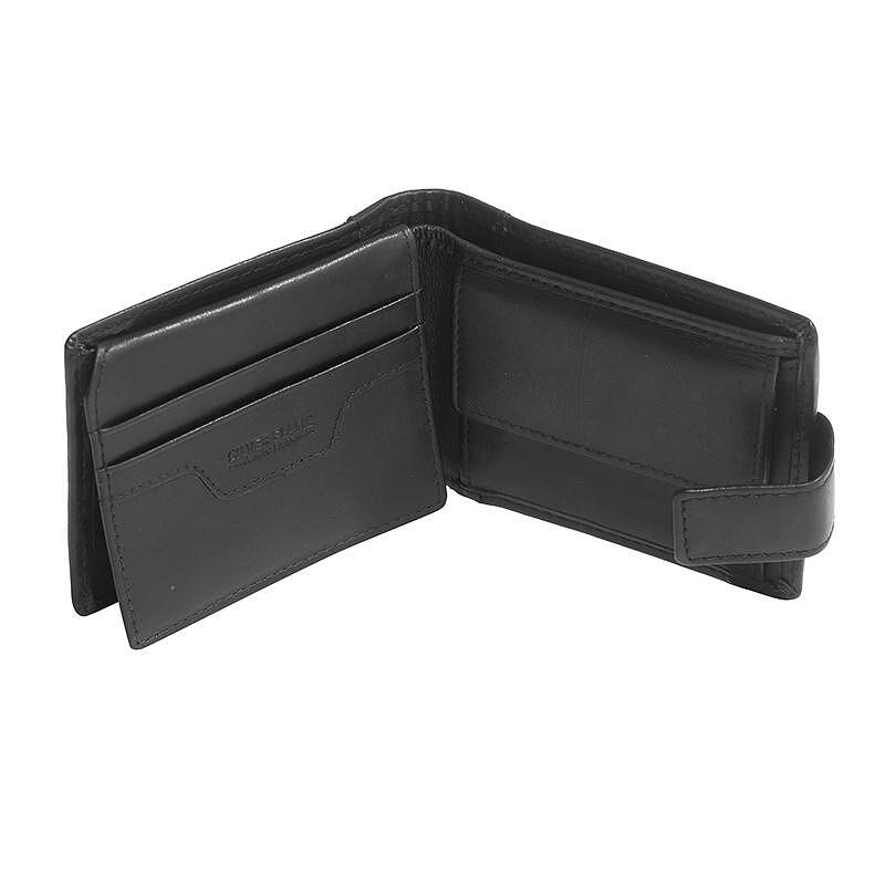 AS4008BL: Мъжки черен портфейл Auto Set с лого на Toyota