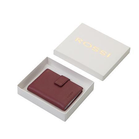 RSL32126: Дамски визитник цвят Винено червен - ROSSI