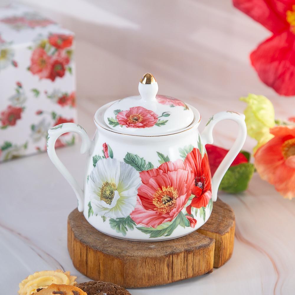76033079 Sugar bowl from the Poppy series