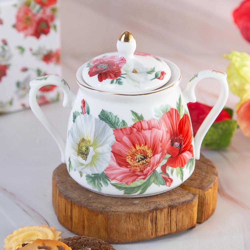76033079 Sugar bowl from the Poppy series