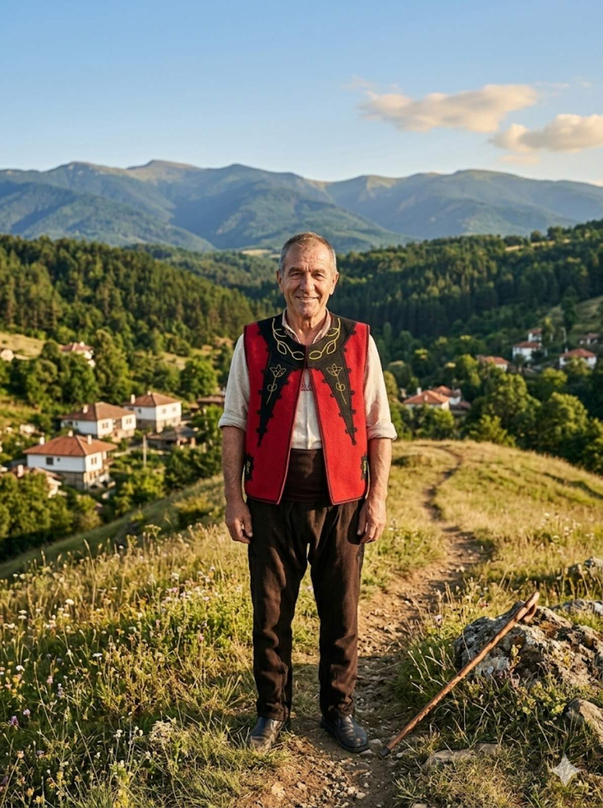 Мъжки тракийски елек