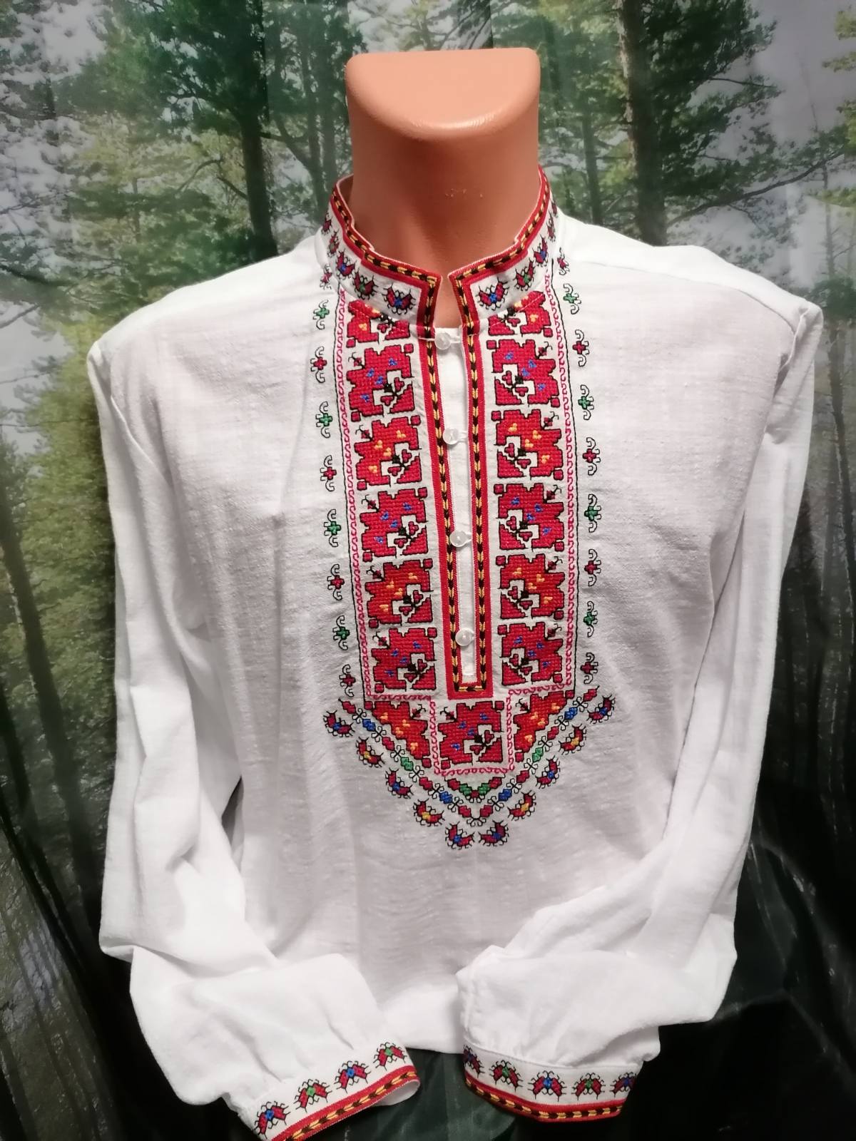 NEW!!!Men's Northern shirt-embroidered