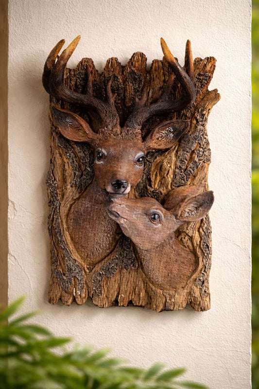 81022980 Decorative deer statuette for wall 