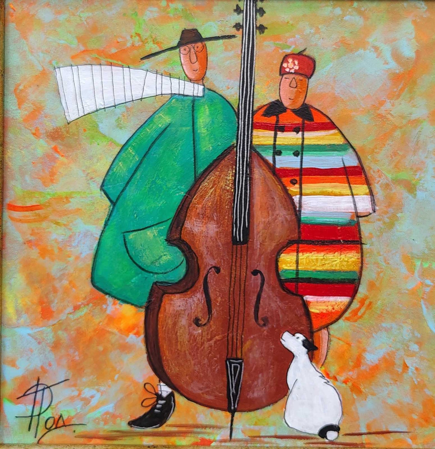 Painting - Musicians