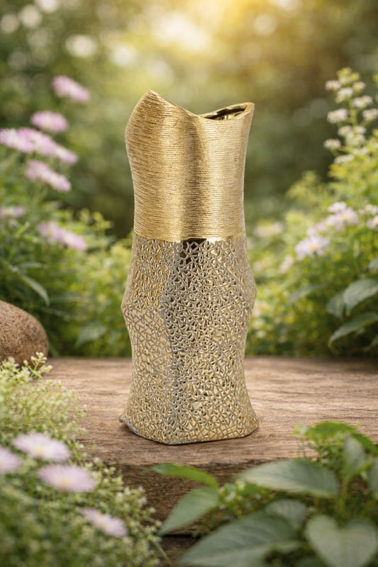 166062 Луксозна ваза в златисто