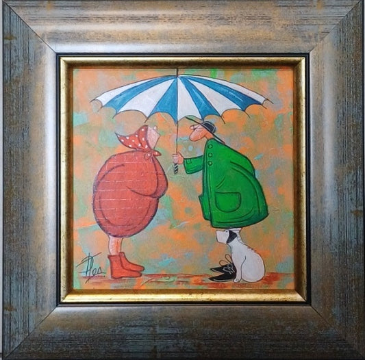 Картина - Под дъжда