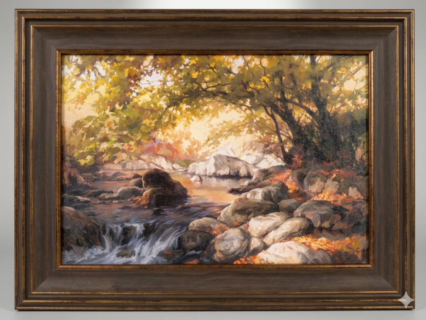 Code: 0342 Autumn Landscape forest stream Vladishki Vir Chaya River