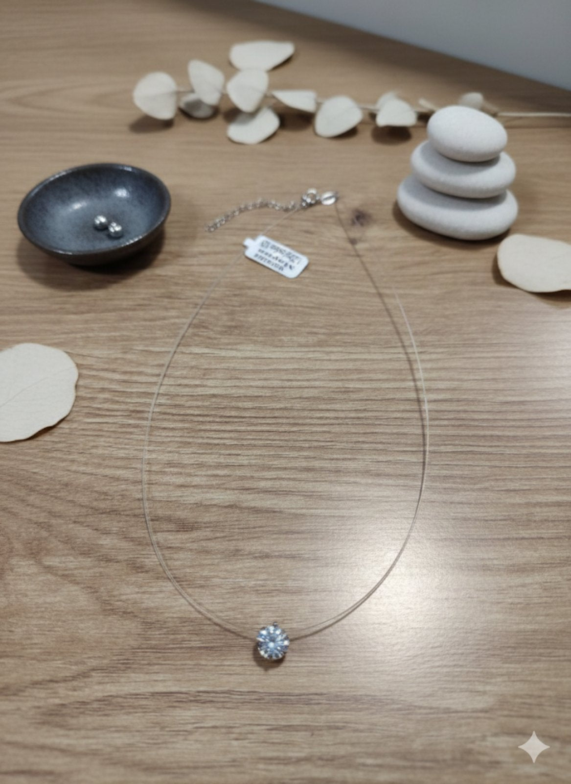 0561  Сребърно колие с корда