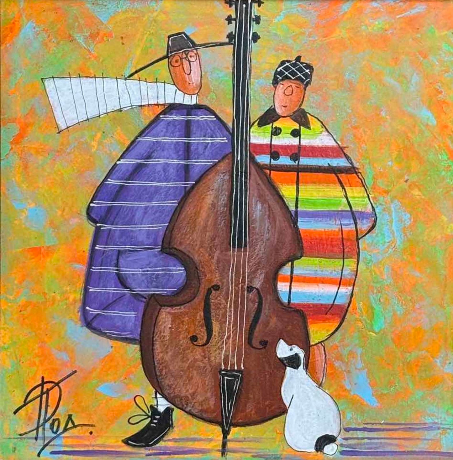 Картина- Музиканти