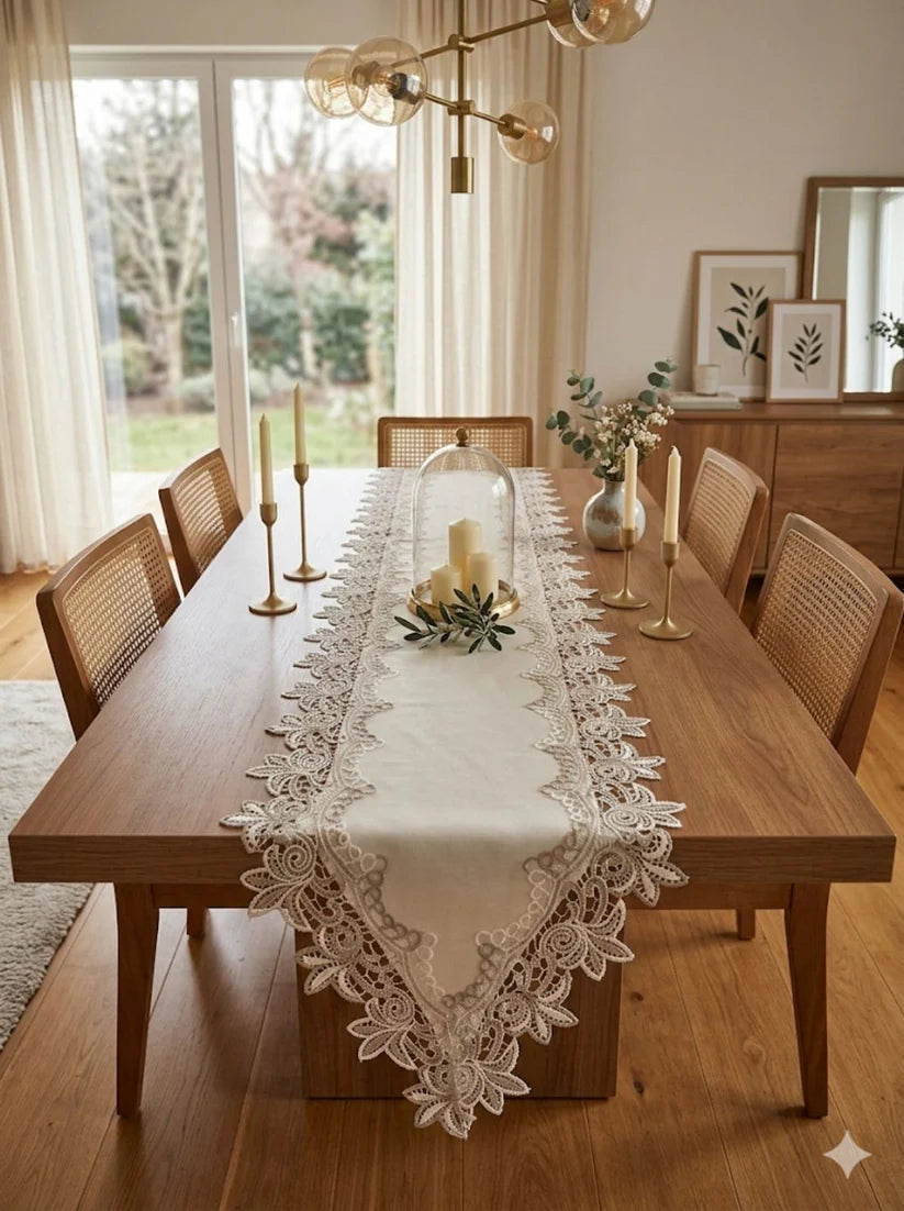 8343 Луксозна покривка - каре - тишлайфер за маса 40/180