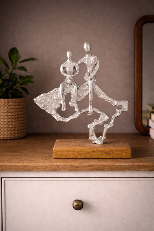 7-752-27124: ДЕКОРАЦИЯ , ДВОЙКА В ДЪРВЕНО СЪРЦЕ