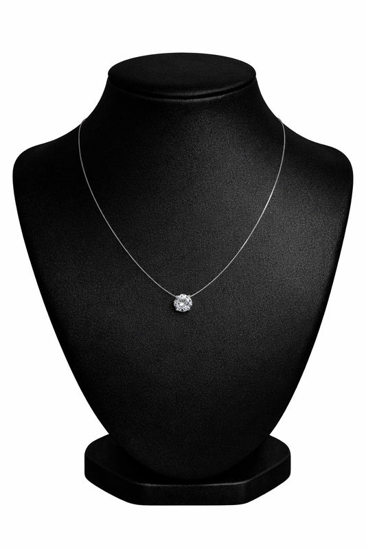 0561  Сребърно колие с корда