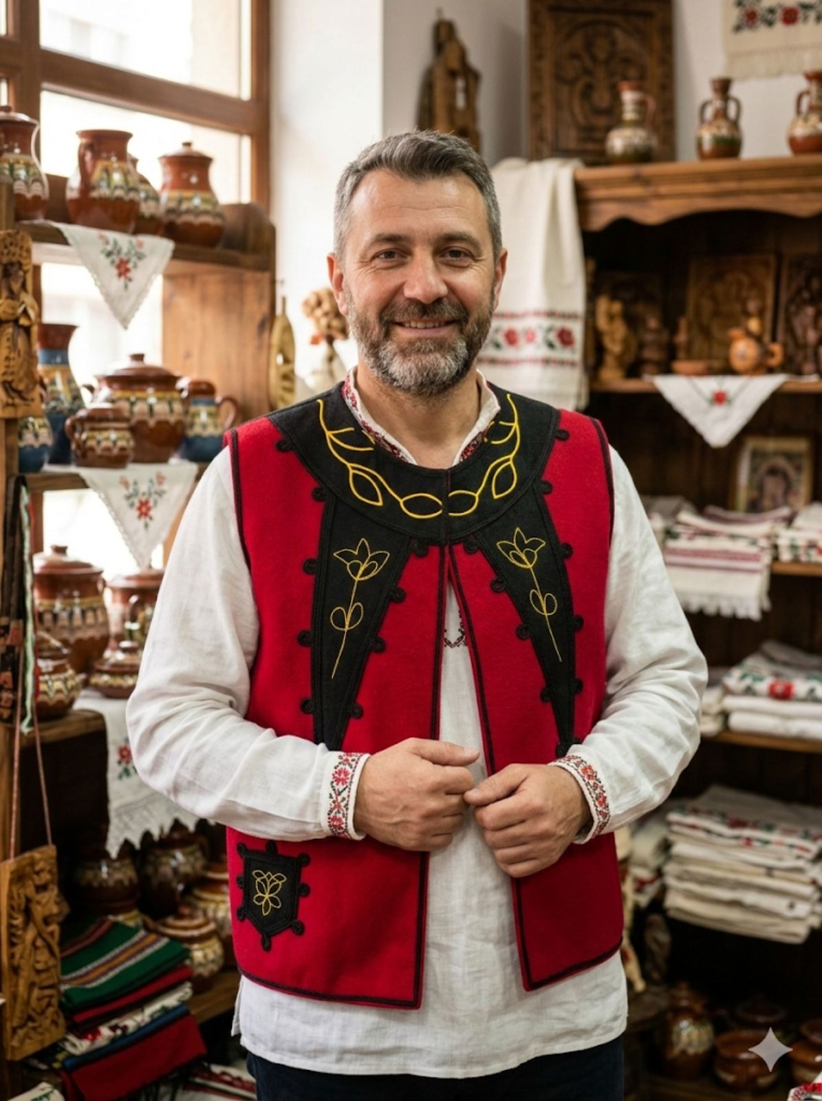 Мъжки тракийски елек