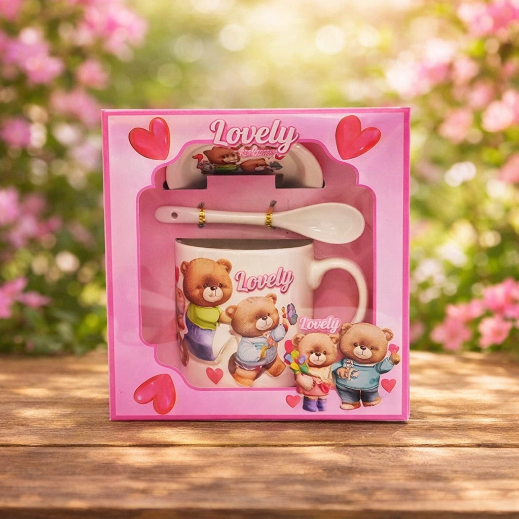 026496 Чаша+ чини+лъжичка /4 модела