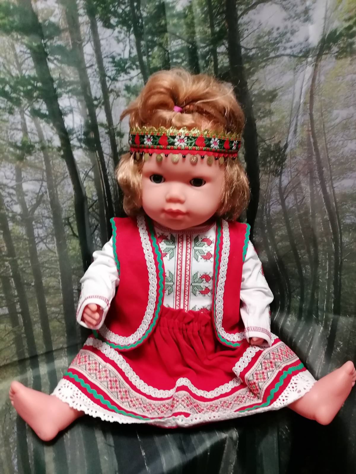 2501 Бебешка народна носия за момиче