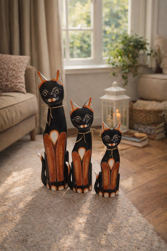 7101003 Котки 3-ка от дърво Модел А Продават се по единично